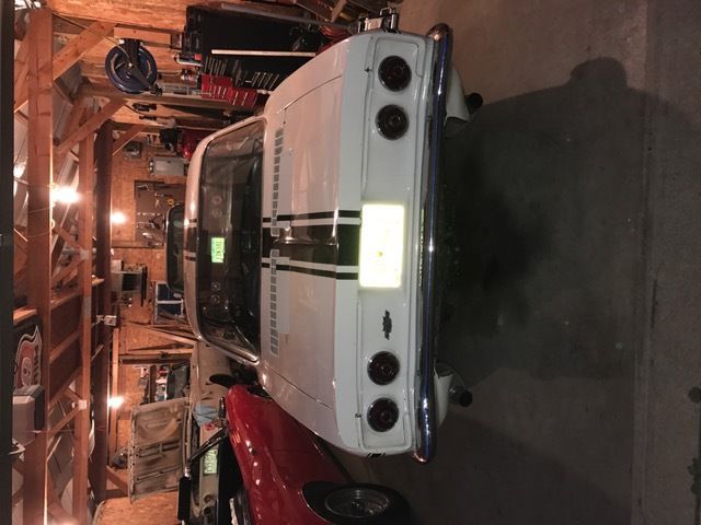 1966 White Chevrolet Corvair Coupe