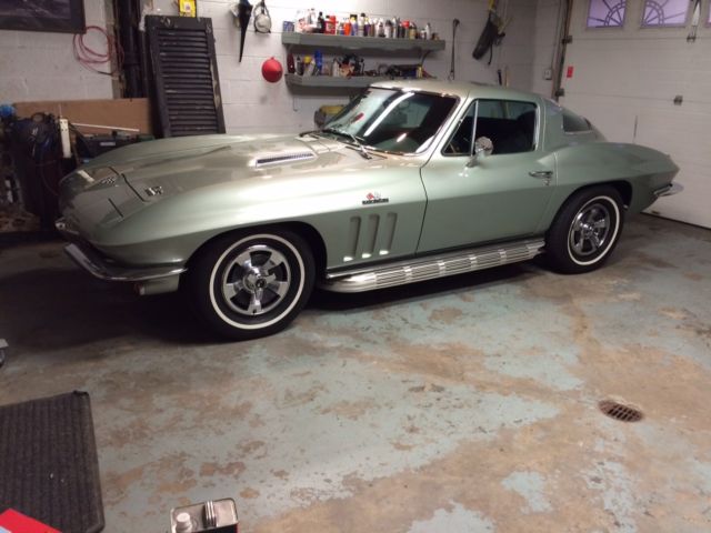 1966 Burgundy Chevrolet Corvette Convertible