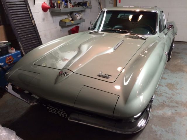 1966 Burgundy Chevrolet Corvette Convertible