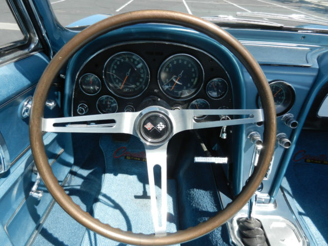 1966 Nassau Blue Chevrolet Corvette Convertible