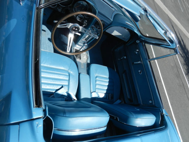 1966 Nassau Blue Chevrolet Corvette Convertible