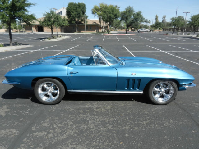 1966 Nassau Blue Chevrolet Corvette Convertible