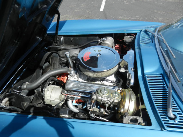 1966 Nassau Blue Chevrolet Corvette Convertible