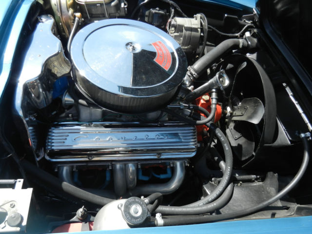 1966 Nassau Blue Chevrolet Corvette Convertible