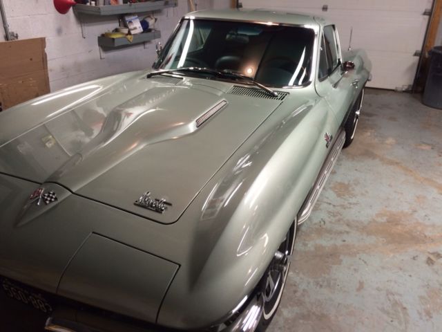 1966 Burgundy Chevrolet Corvette Convertible