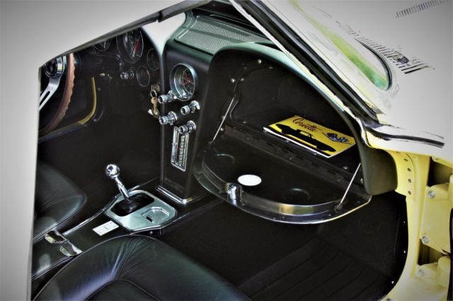 1966 Sunfire Yellow Chevrolet Corvette Convertible