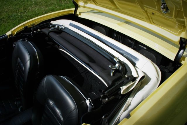 1966 Sunfire Yellow Chevrolet Corvette Convertible