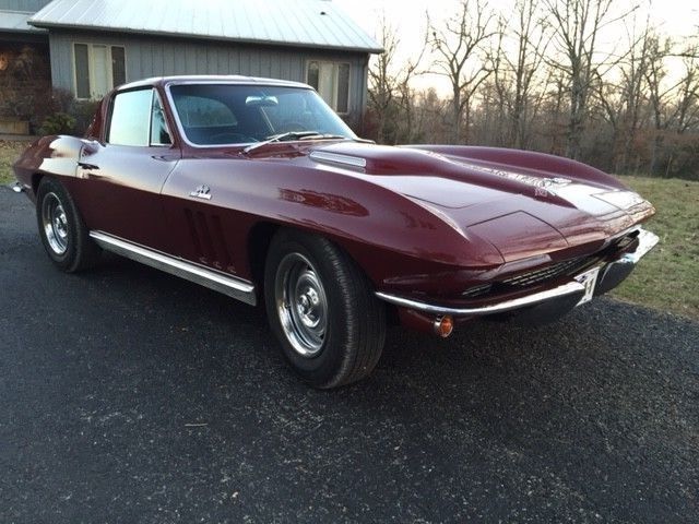 1966 Milano Maroon Chevrolet Corvette Coupe