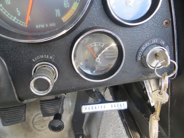 1966 Silver Chevrolet Corvette Convertible