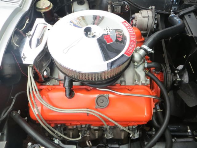 1966 Silver Chevrolet Corvette Convertible
