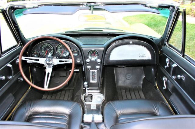 1966 Sunfire Yellow Chevrolet Corvette Convertible