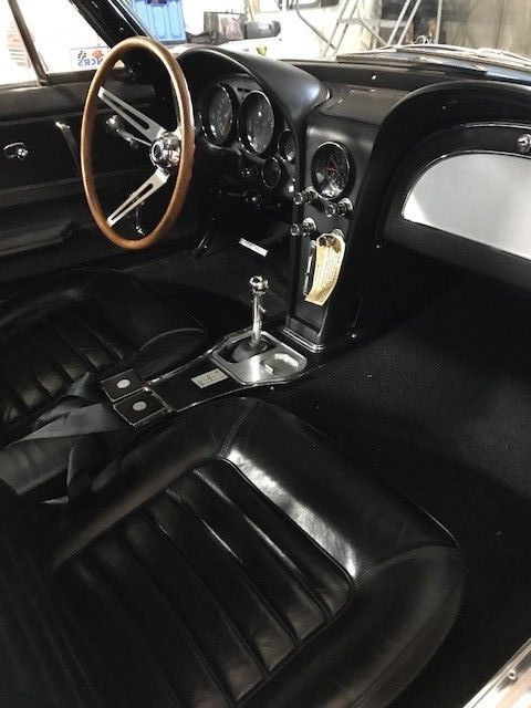 1966 Black Chevrolet Corvette Coupe