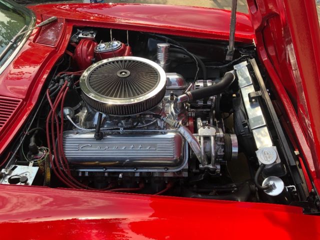 1966 Ferrari Red Chevrolet Corvette Convertible