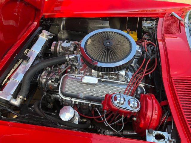 1966 Ferrari Red Chevrolet Corvette Convertible