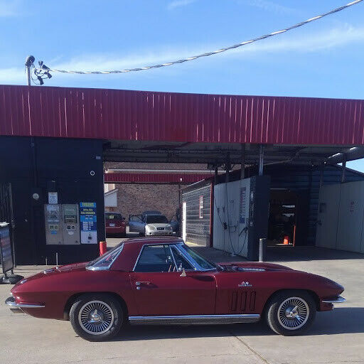 1966 Burgundy Chevrolet Corvette Convertible
