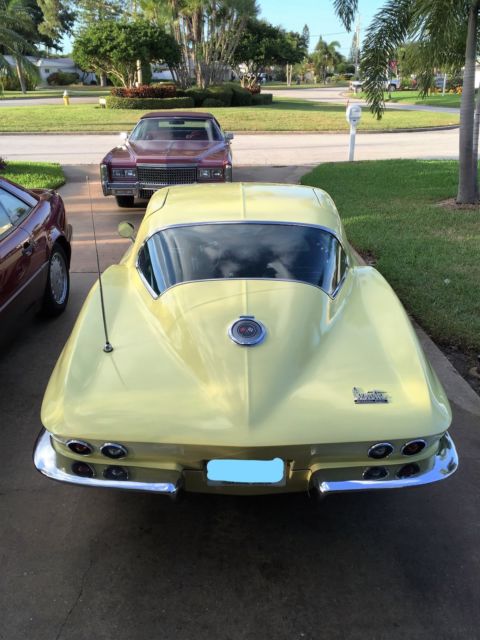 1966 sunfire yellow Chevrolet Corvette Coupe
