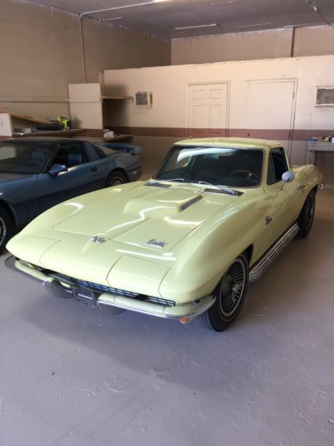 1966 sunfire yellow Chevrolet Corvette Coupe