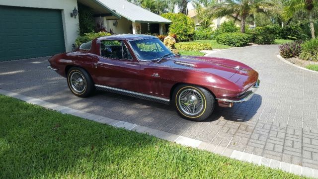 1966 Milano Maroon Chevrolet Corvette Coupe