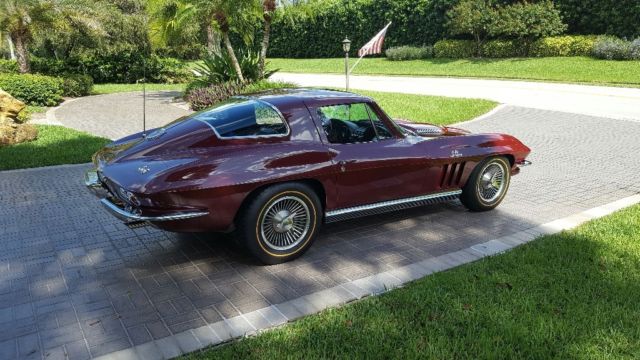 1966 Milano Maroon Chevrolet Corvette Coupe