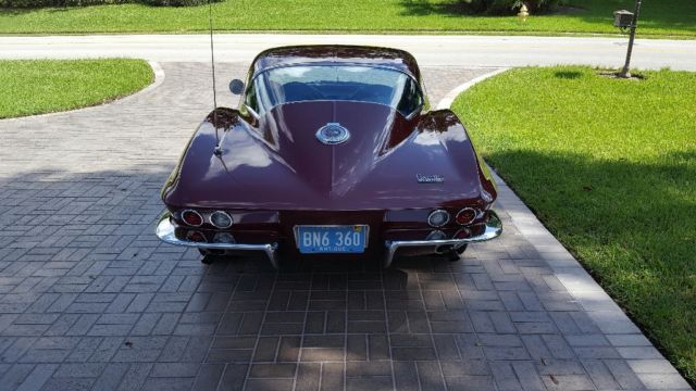 1966 Milano Maroon Chevrolet Corvette Coupe
