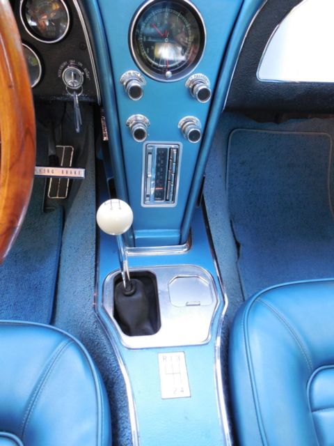 1966 Blue Chevrolet Corvette Convertible