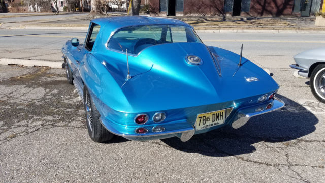 1966 blue Chevrolet Corvette