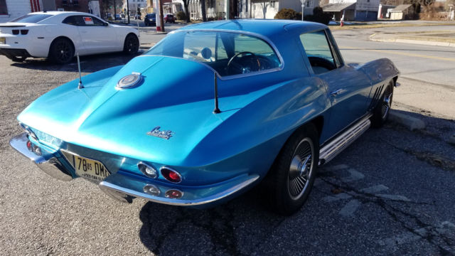 1966 blue Chevrolet Corvette