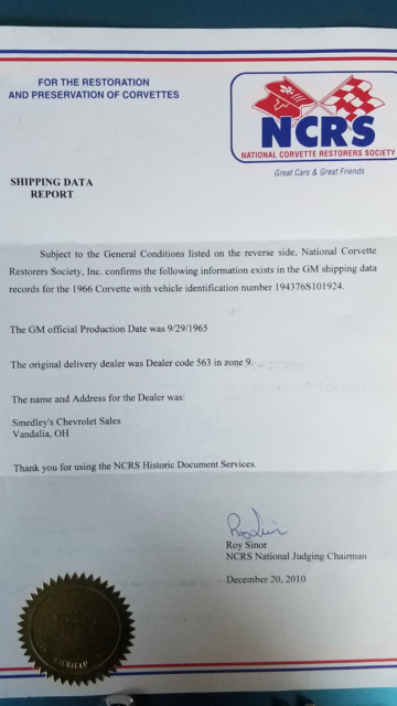 1966 blue Chevrolet Corvette