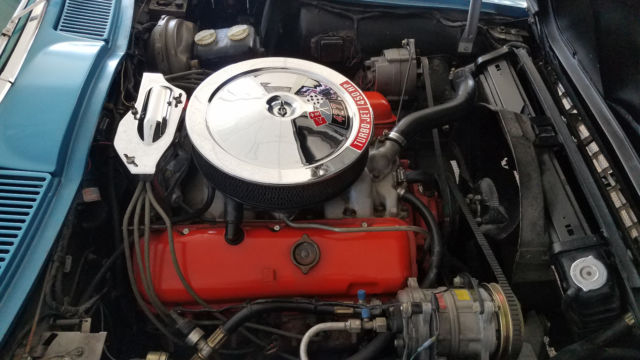 1966 blue Chevrolet Corvette