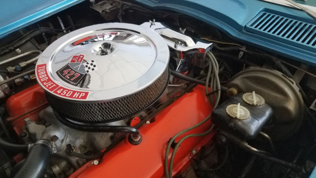 1966 blue Chevrolet Corvette