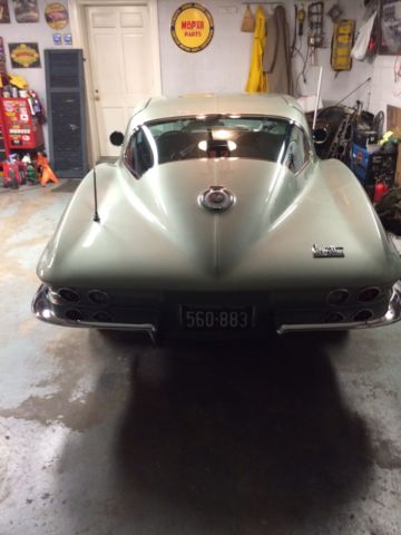1966 Burgundy Chevrolet Corvette Convertible