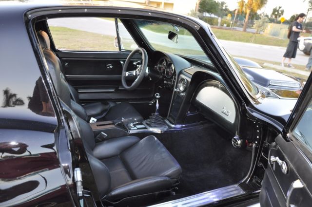 1966 Black Chevrolet Corvette Coupe