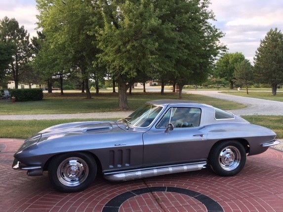 1966 Silver Chevrolet Corvette Coupe
