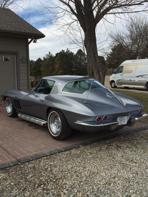 1966 Silver Chevrolet Corvette Coupe
