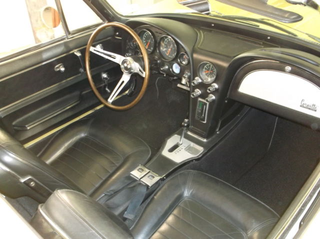 1966 Yellow Chevrolet Corvette Convertible