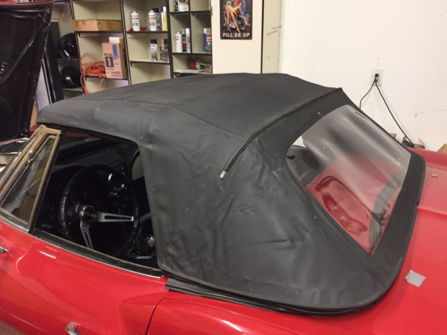 1966 Red Chevrolet Corvette Convertible