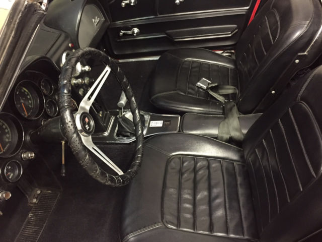 1966 Red Chevrolet Corvette Convertible