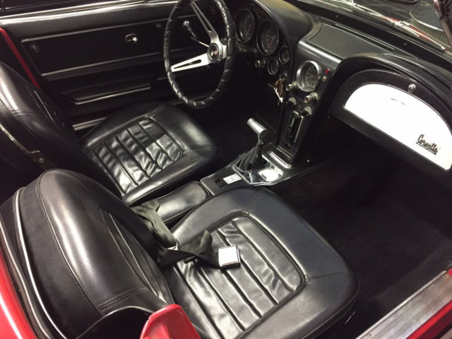 1966 Red Chevrolet Corvette Convertible