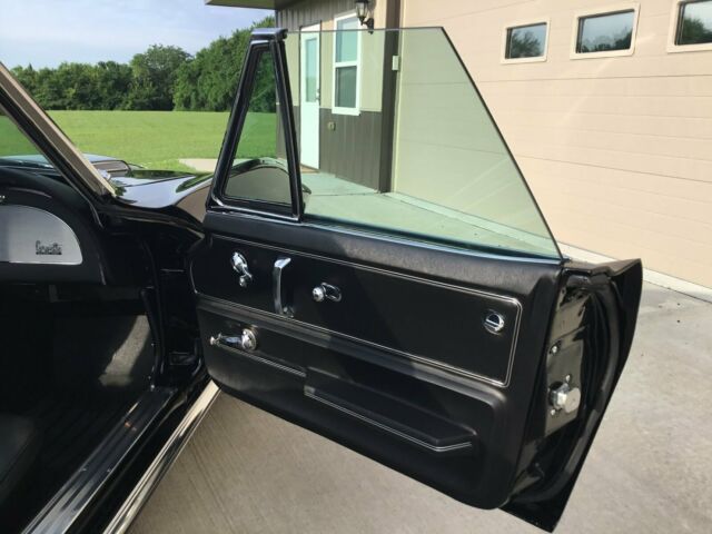 1966 Black Chevrolet Corvette Convertible