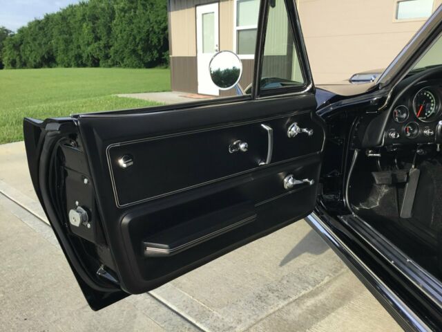 1966 Black Chevrolet Corvette Convertible