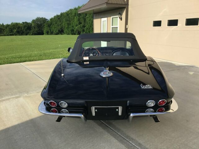 1966 Black Chevrolet Corvette Convertible