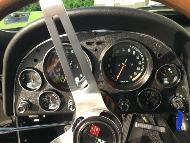 1966 Black Chevrolet Corvette Convertible