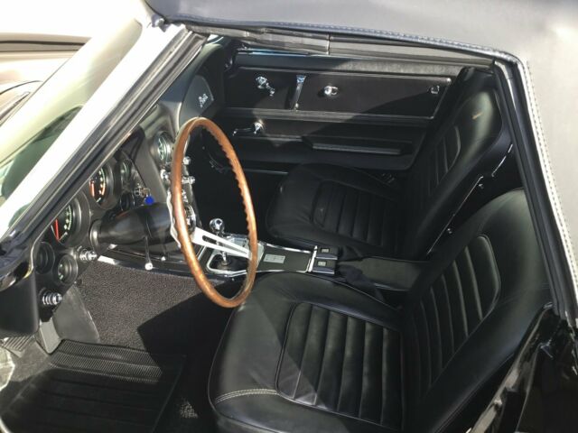 1966 Black Chevrolet Corvette Convertible