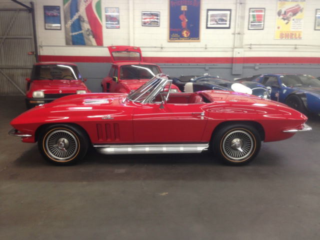 1966 Rally Red Chevrolet Corvette Convertible