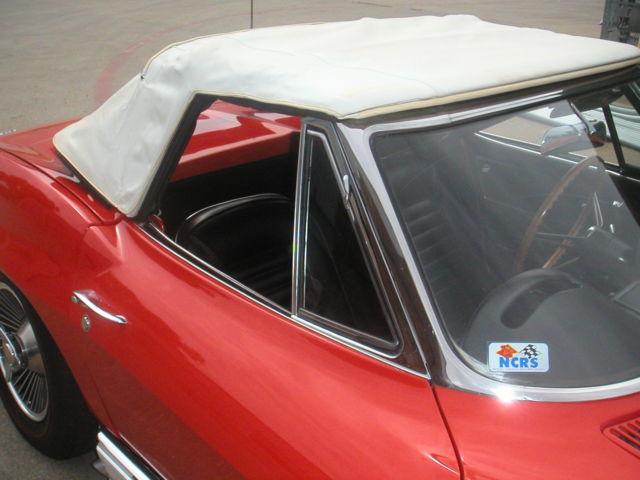 1966 Red Chevrolet Corvette