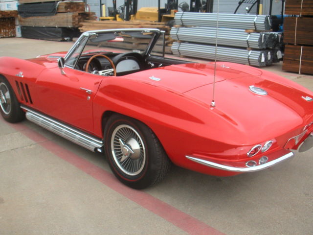 1966 Red Chevrolet Corvette
