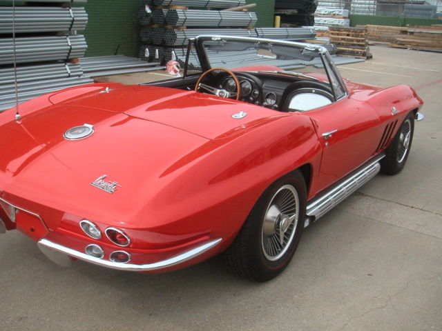1966 Red Chevrolet Corvette