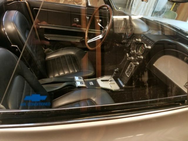 1966 Silver Chevrolet Corvette Convertible