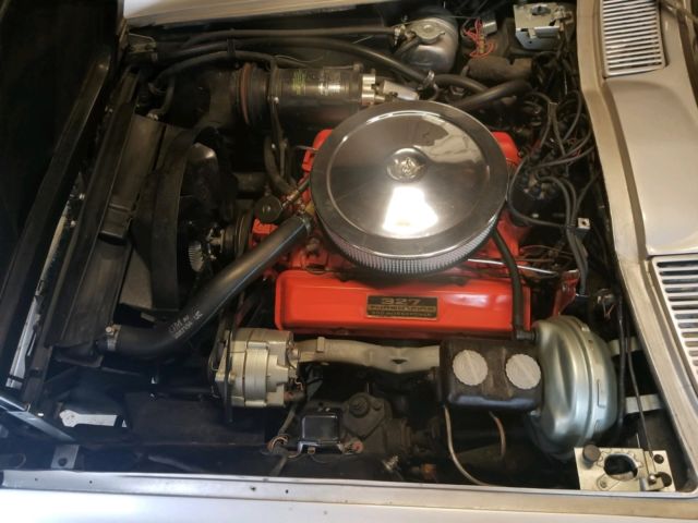 1966 Silver Chevrolet Corvette Convertible