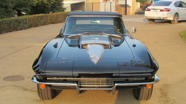 1966 Black Chevrolet Corvette Convertible